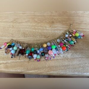 Beaded charm bracelet